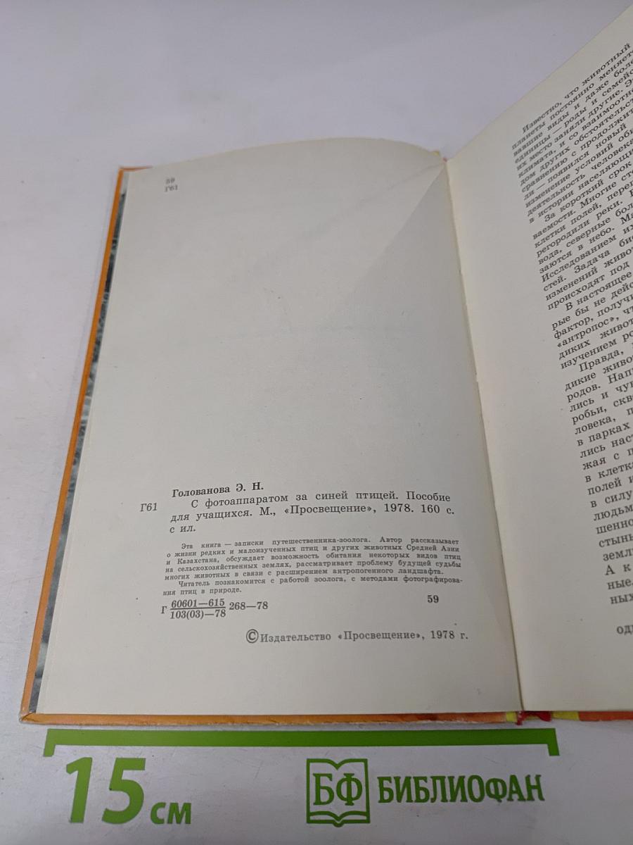 С фотоаппаратом за синей птицей