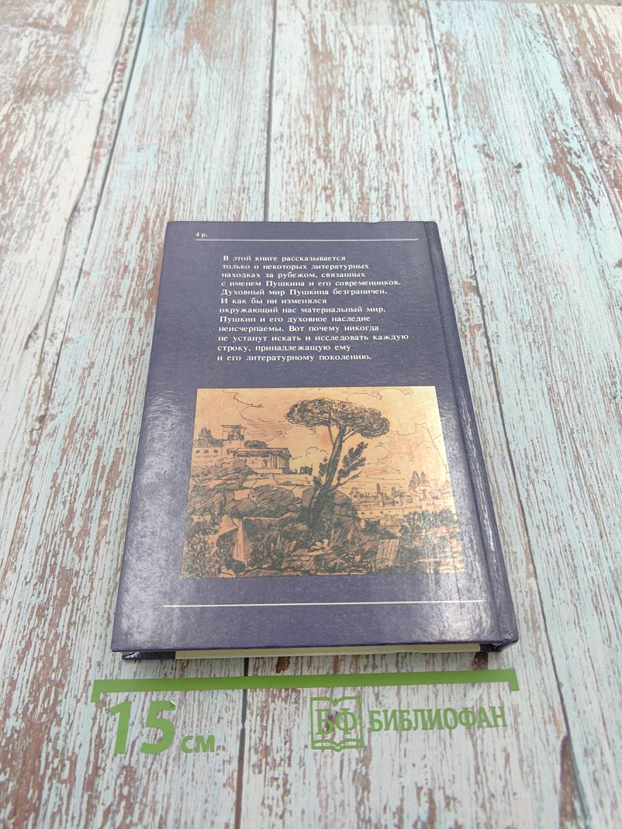 Пропавший дневник Пушкина. Рассказы о поисках в зарубежных архивах