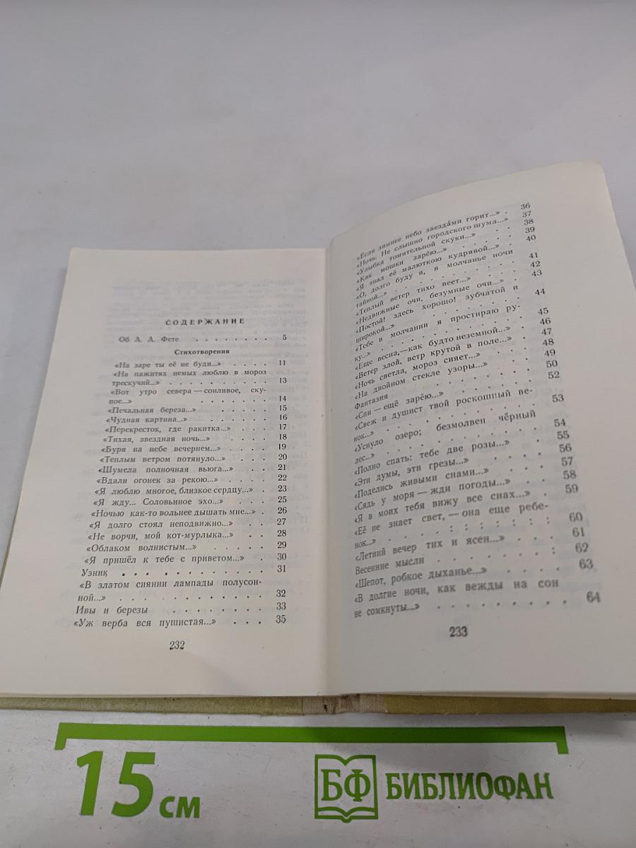 А.А. Фет. Стихотворения