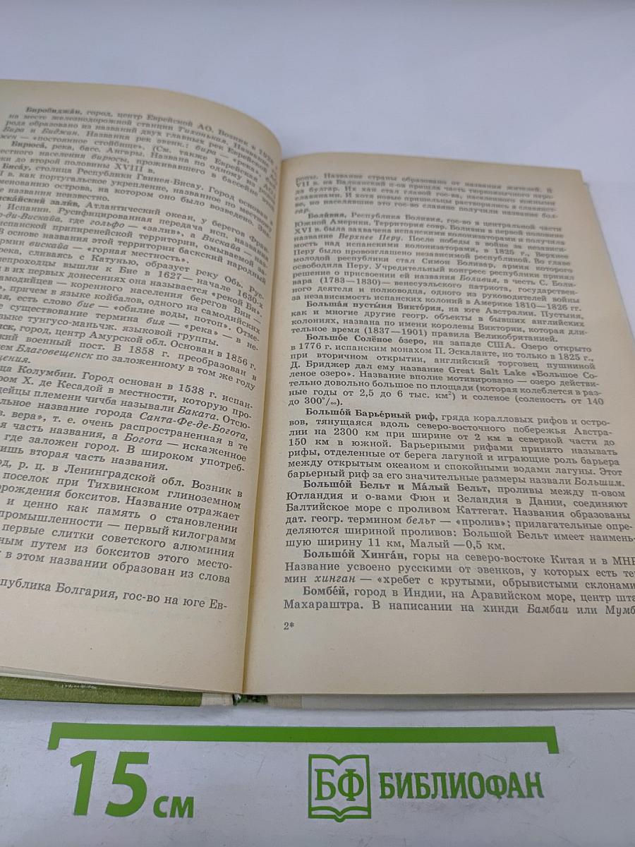 Школьный топонимический словарь