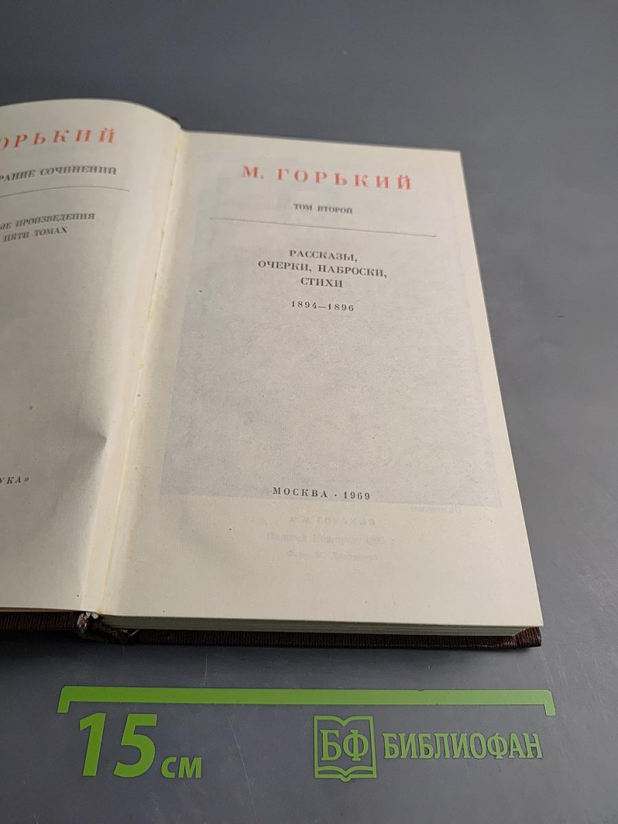 Избранные сочинения. Том второй. Рассказы, очерки, наброски, стихи 1894-1896