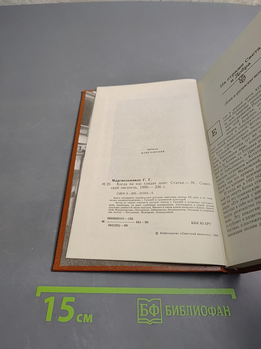 Когда на нас глядит поэт...