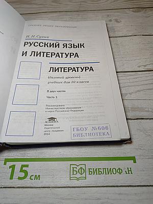 Русский язык и литература. Литература