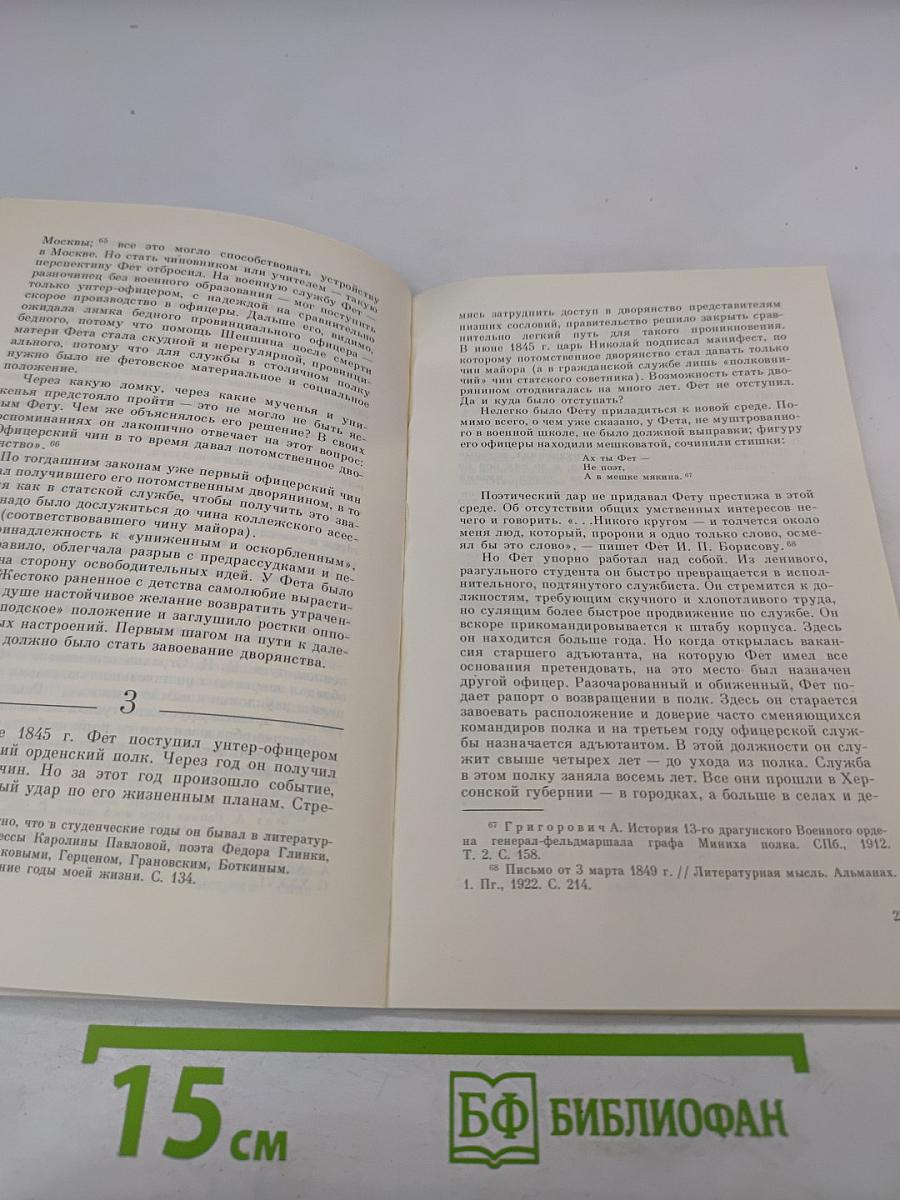 А.А. Фет. Очерк жизни и творчества
