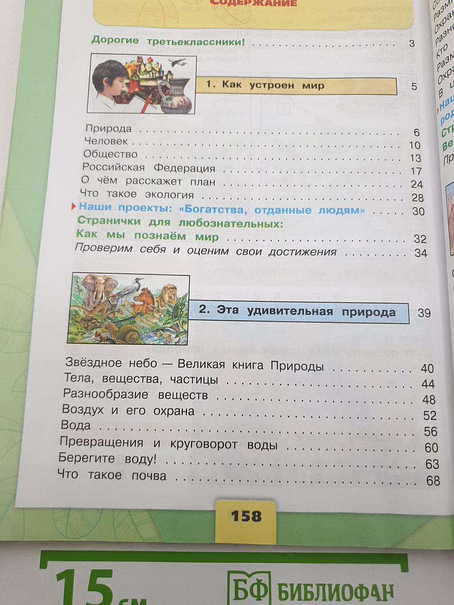 Окружающий мир. 3 класс. Часть 1