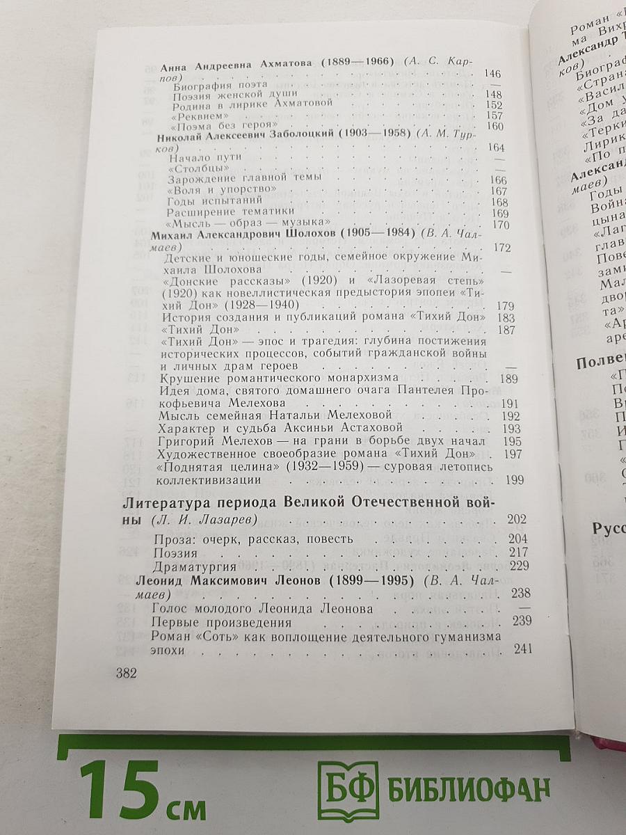 Русская литература XX века. 11 класс. В двух частях. Часть 2