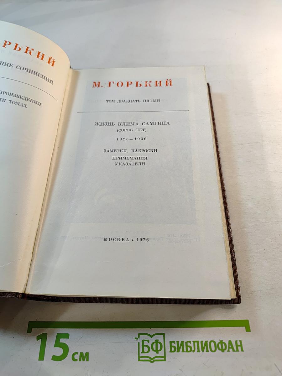 Жизнь Клима Самгина. Том двадцать пятый