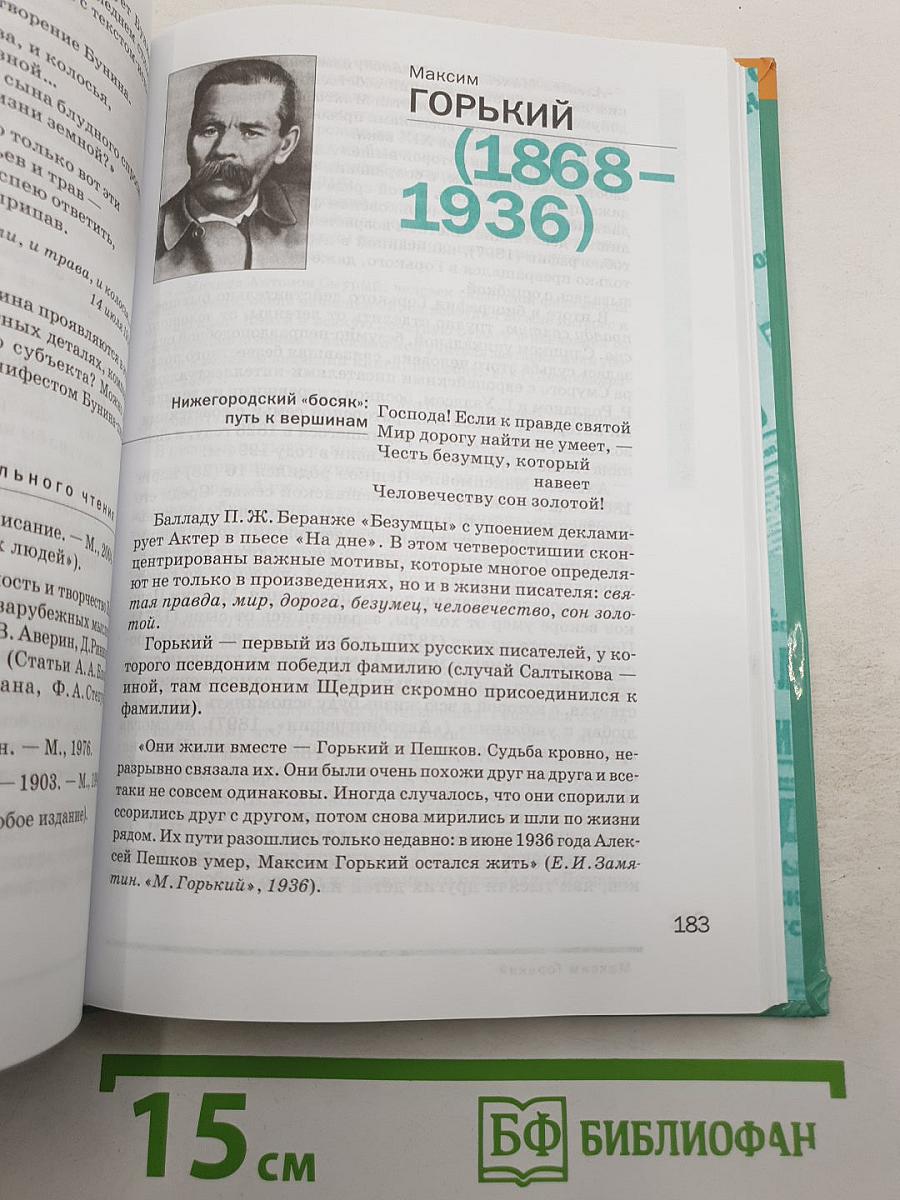 Русский язык и литература. Литература (базовый уровень) учебник для 11 класса. В двух частях. Часть 1