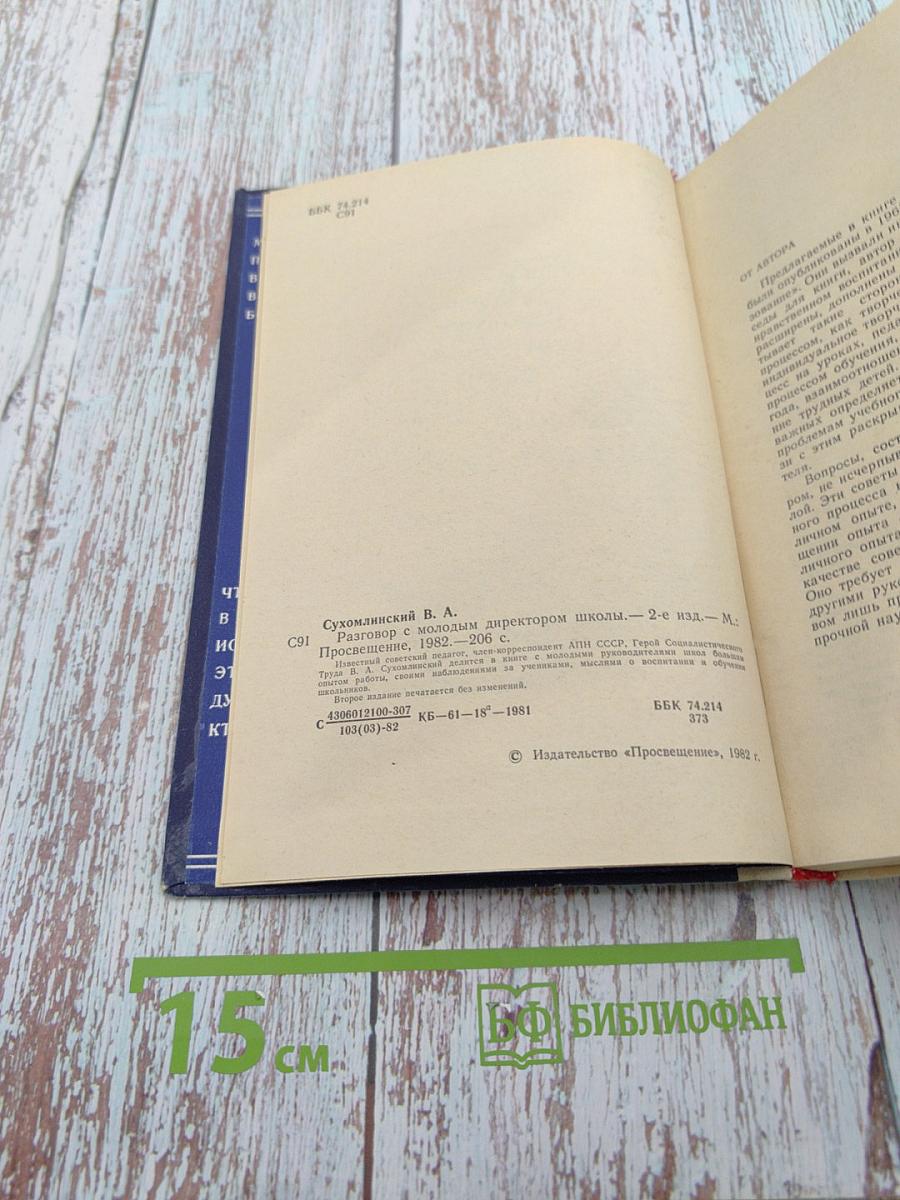 Разговор с молодым директором школы