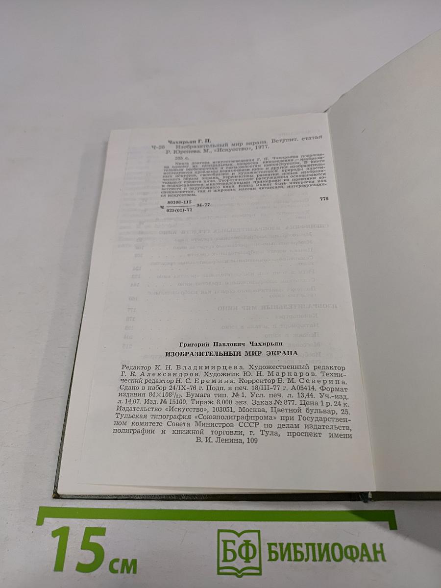 Изобразительный мир экрана