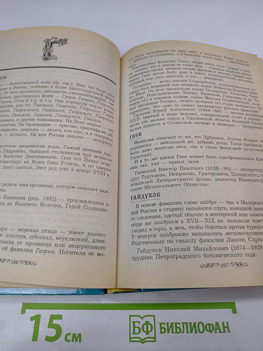 Словарь Фамилий