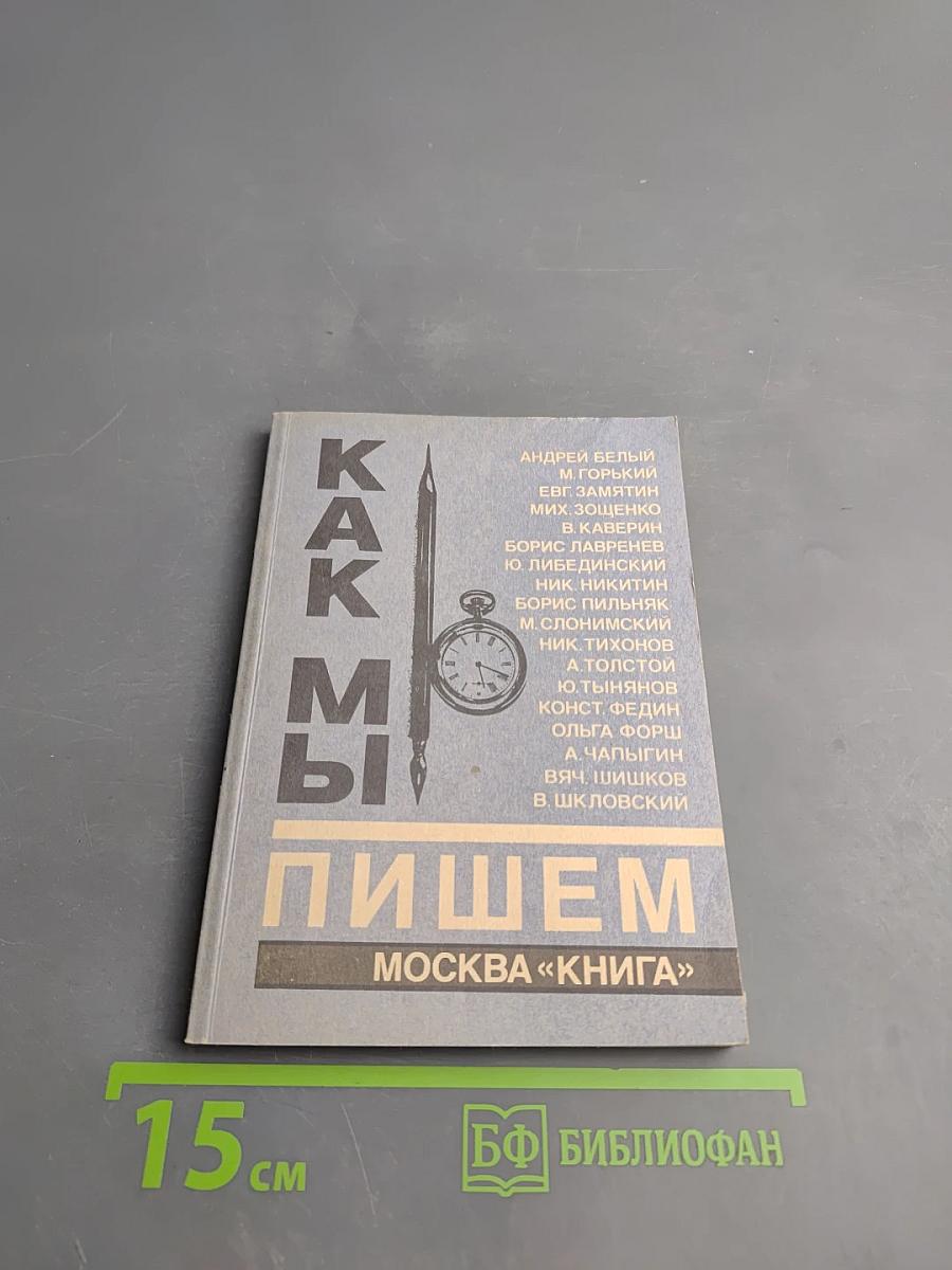 Как мы пишем