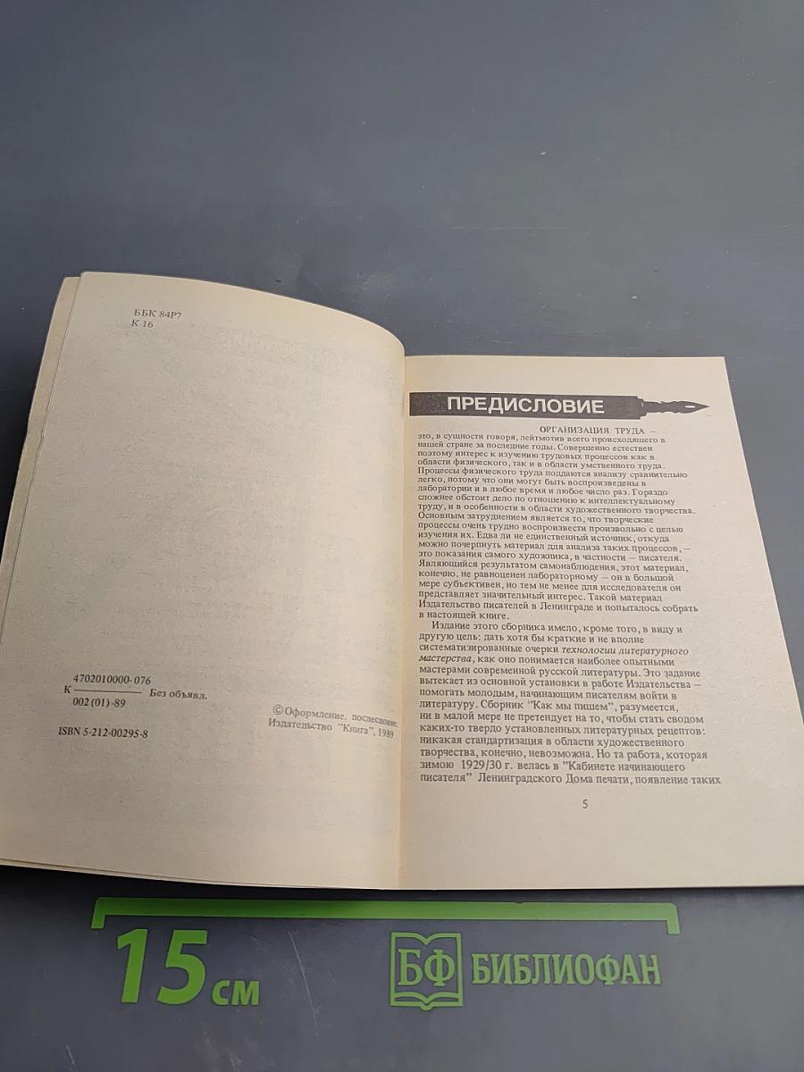 Как мы пишем