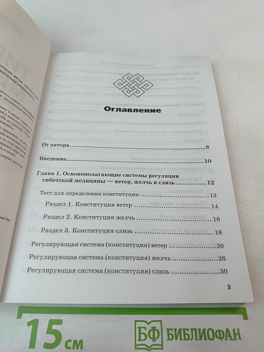 Тибетская медицина. Единство тела, разума и духа. О болезнях ветра, желчи и слизи