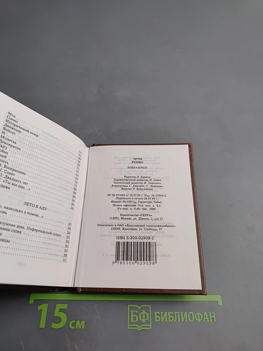 Артур Рембо. Избранное