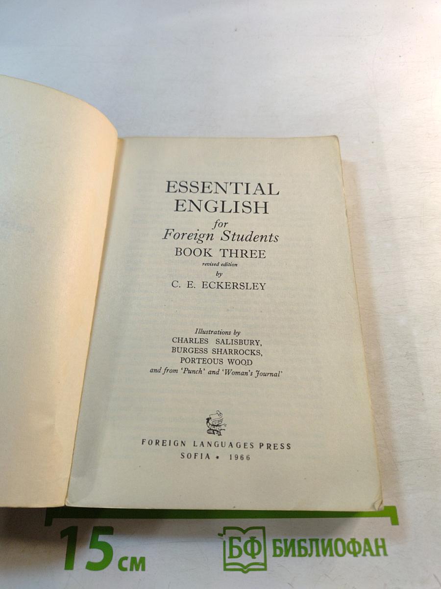 Essential English for Foreign Students Book 3