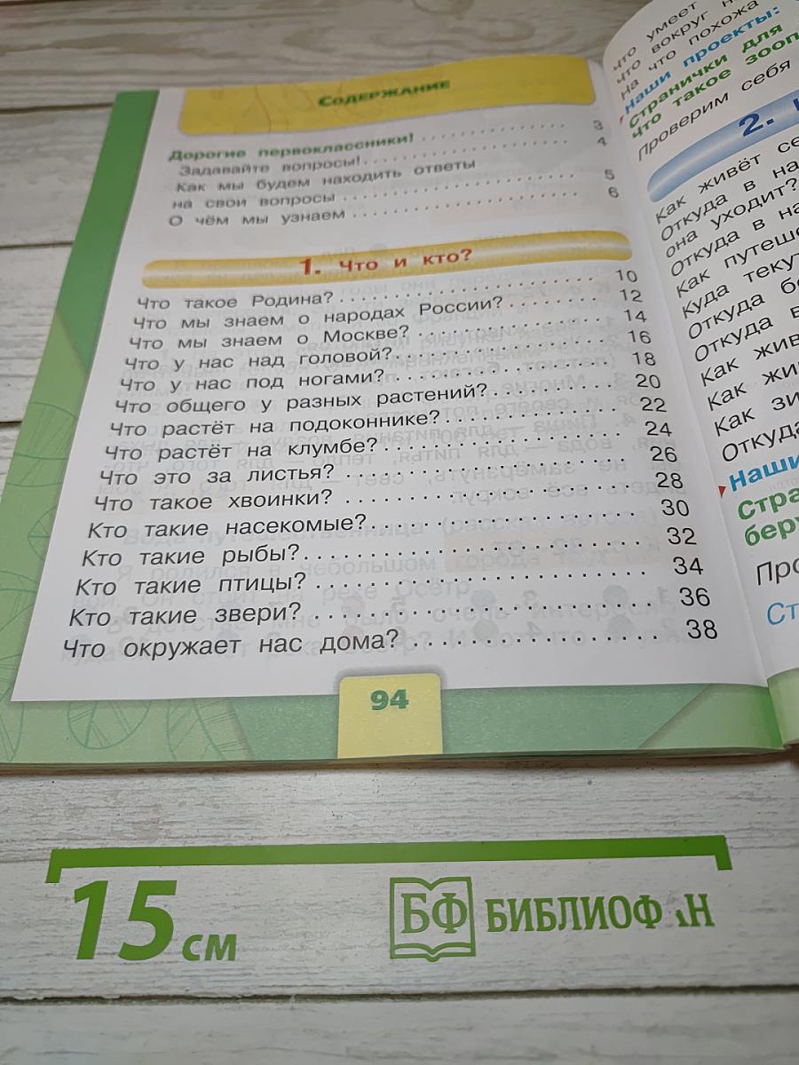 Окружающий МИР. 1 класс. Часть 1