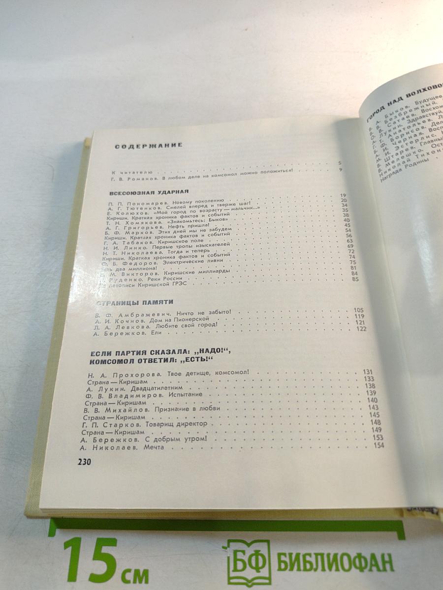 Здравствуй, город Кириши!