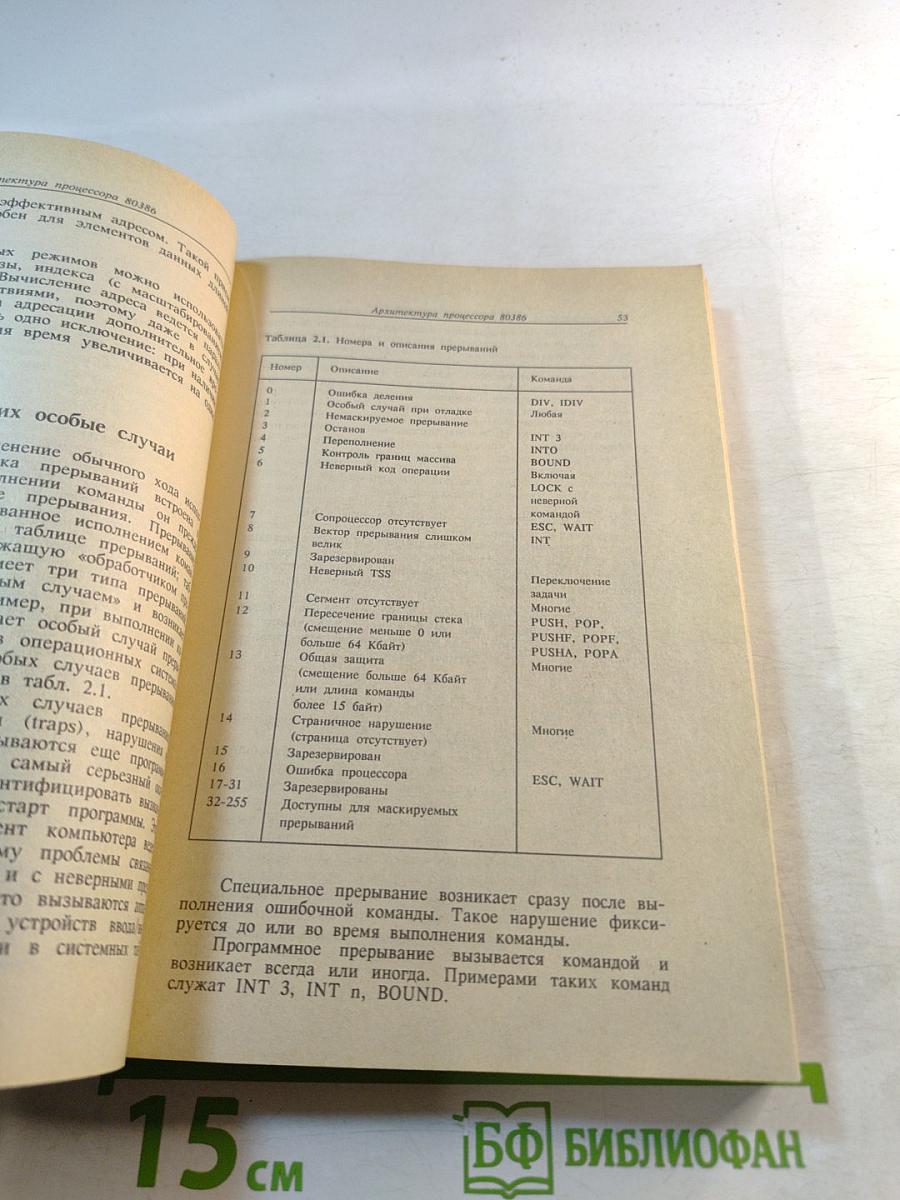 Архитектура и программирование микропроцессора Intel 80386