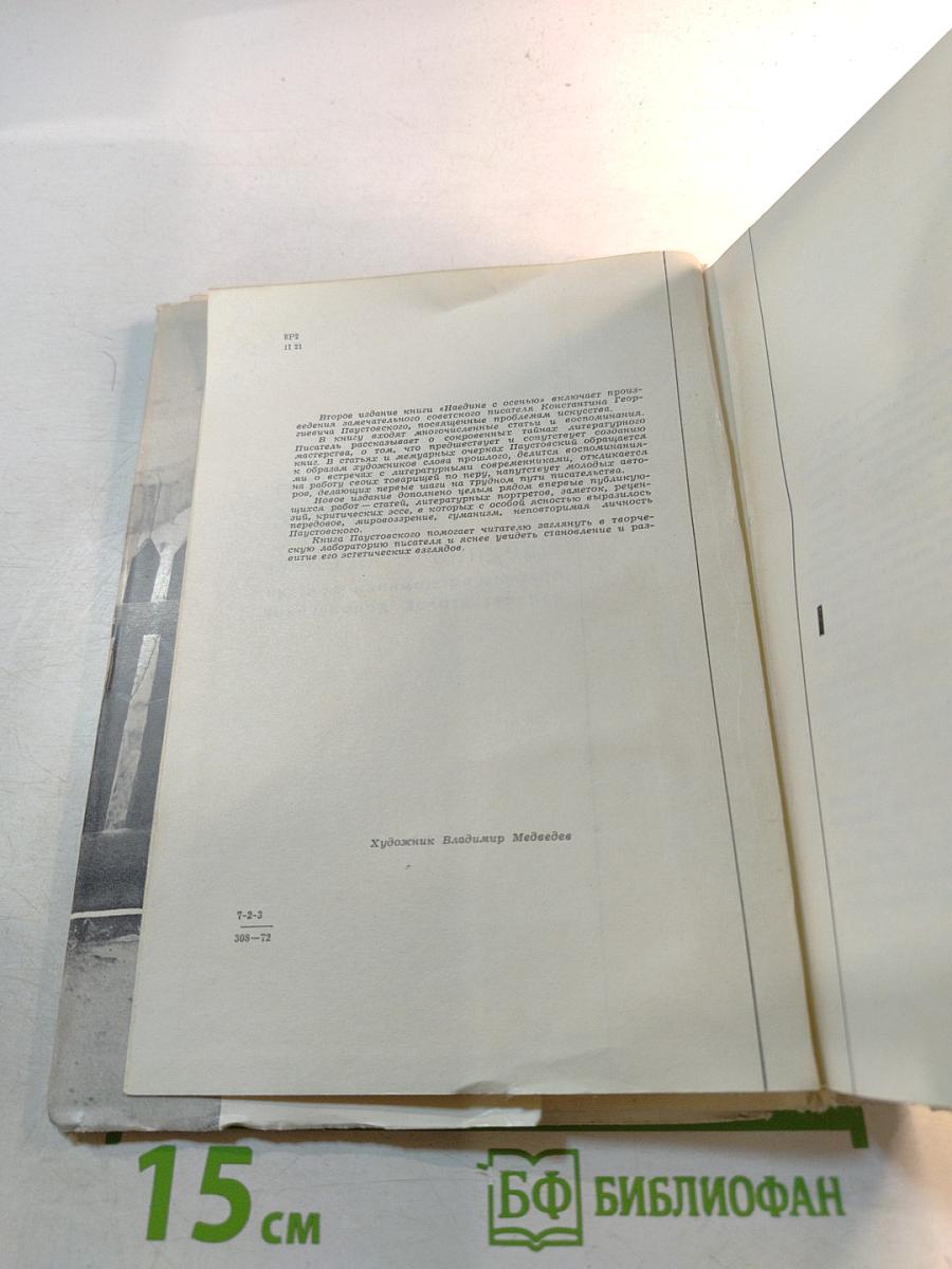 Наедине с осенью. Портреты, воспоминания, очерки
