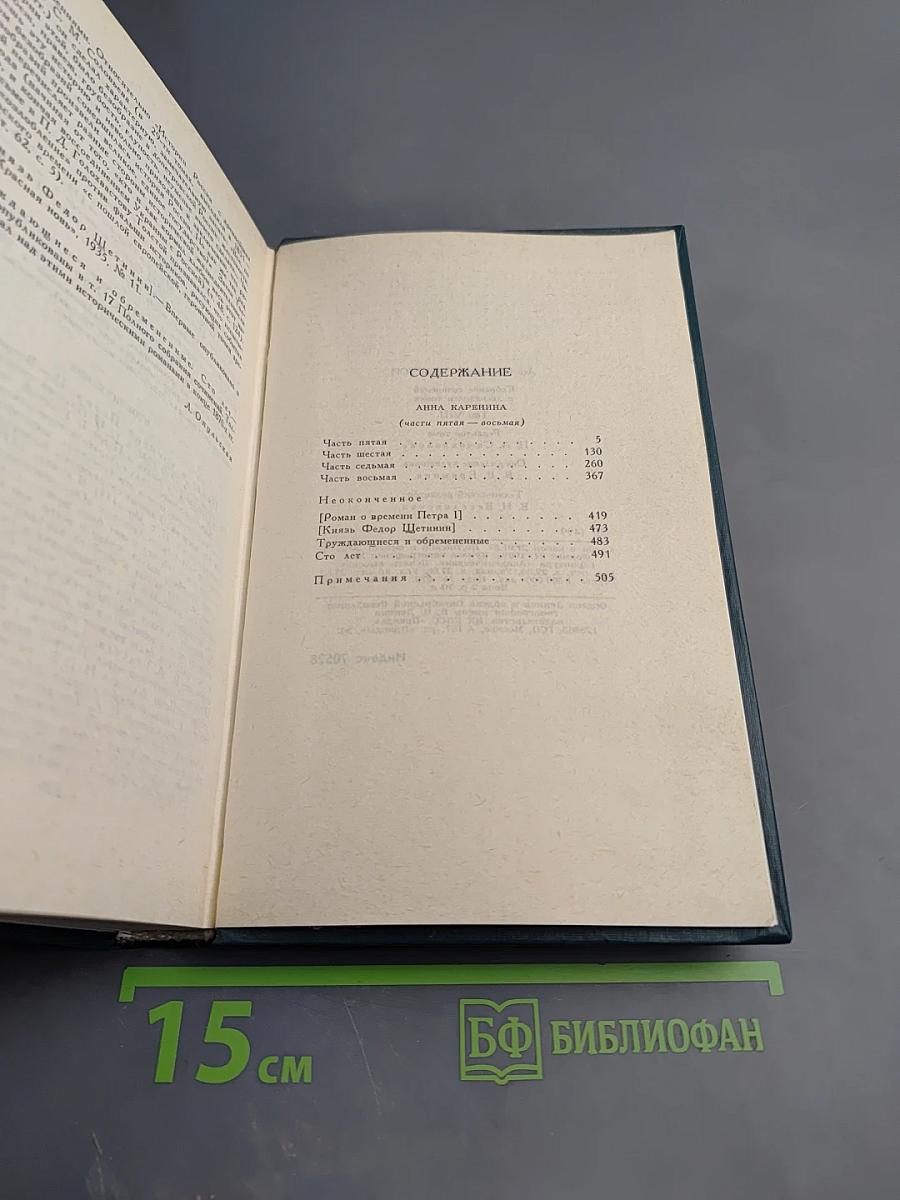 Анна Каренина. Части 5-8. Собрание сочинений в двенадцати томах. Том 8