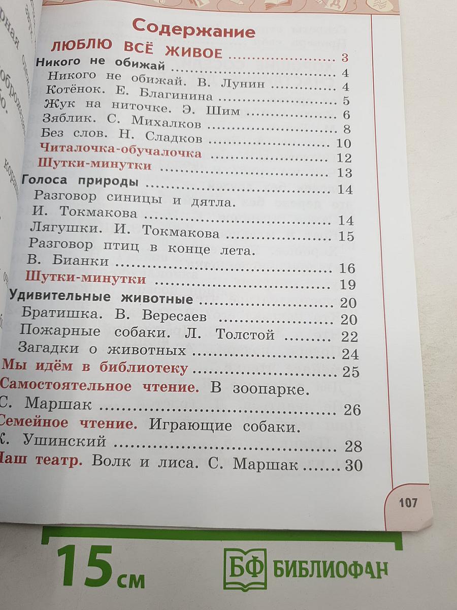 Литературное чтение. 1 класс. Часть 2