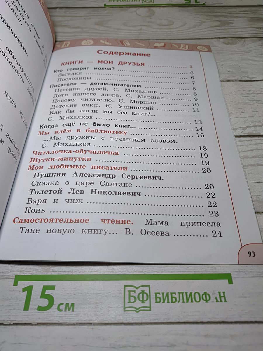 Литературное чтение. 1 класс. Часть 1