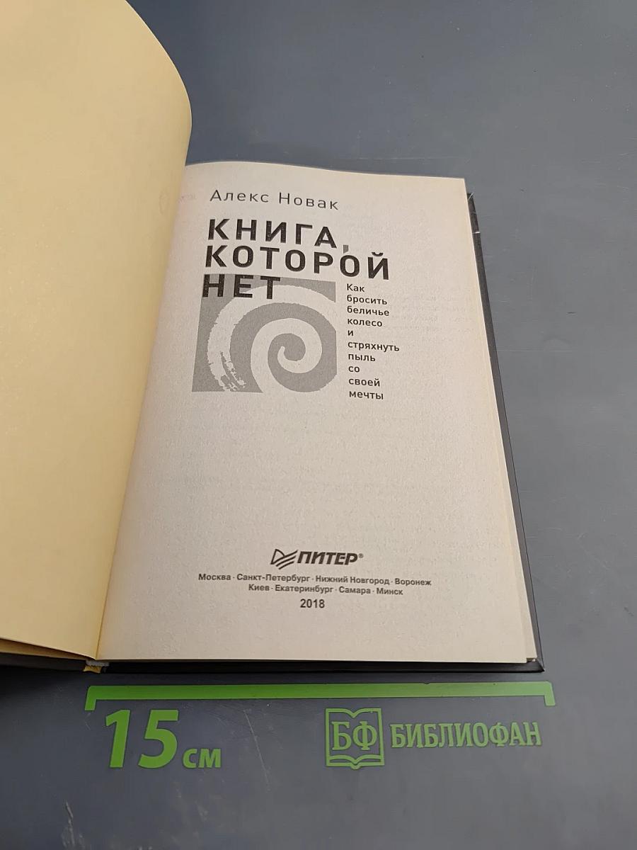 Книга, которой нет. Как бросить беличье колесо и стряхнуть пыль со своей мечты
