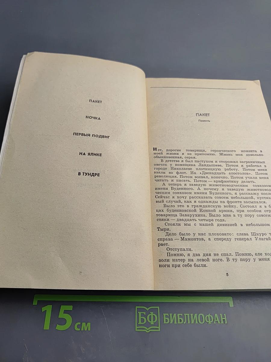 Пакет: Повесть и рассказы