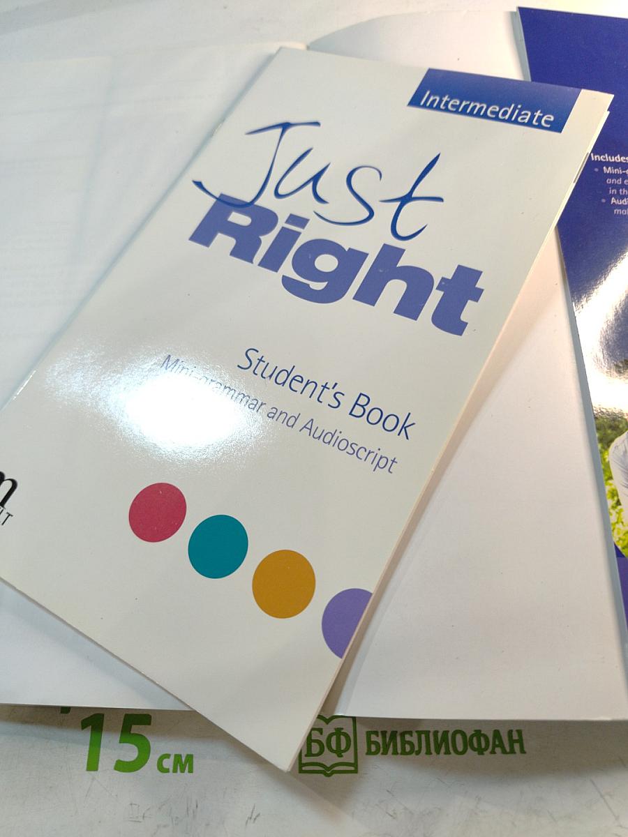 Just Right Student's Book Intermediate