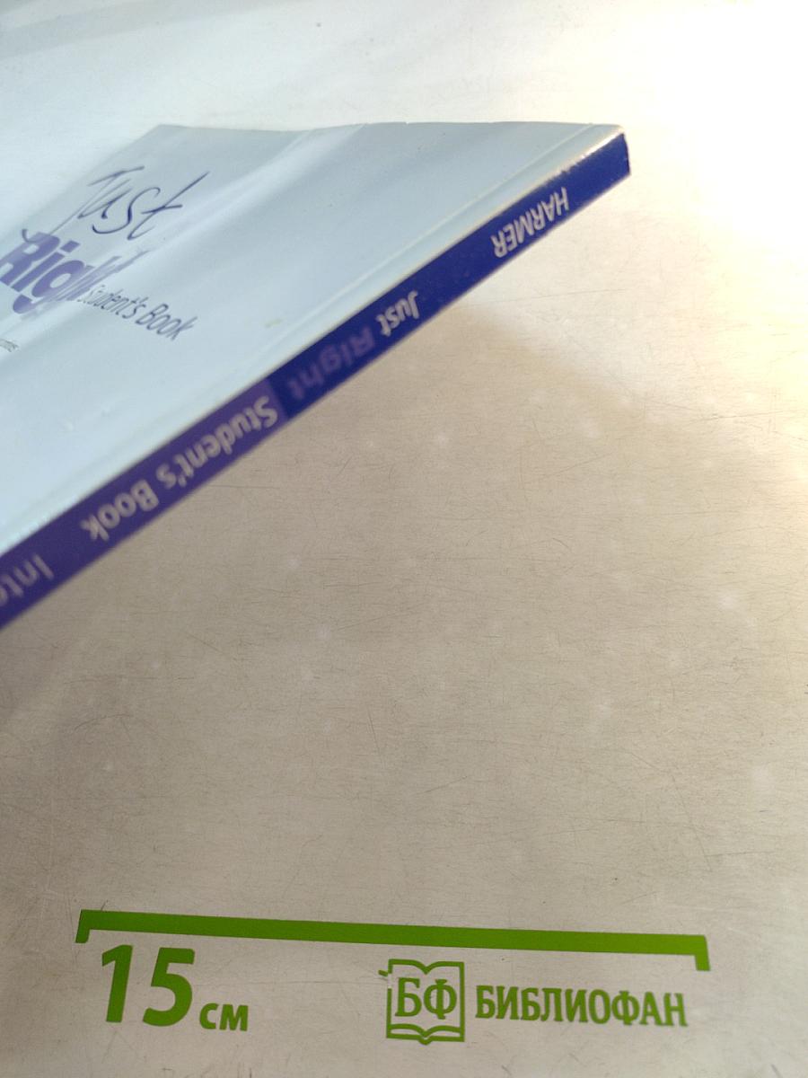 Just Right Student's Book Intermediate
