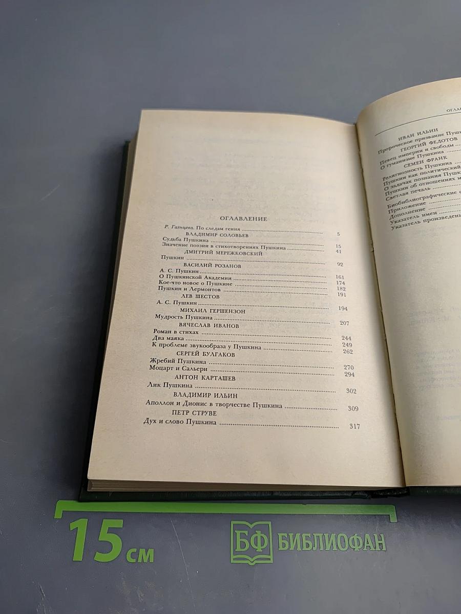 Пушкин в русской философской критике