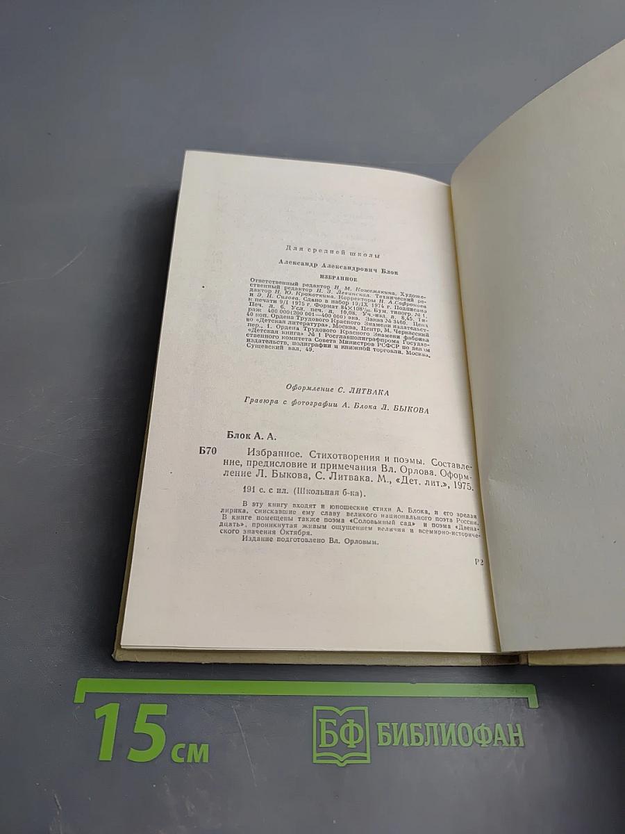 Избранное. Стихотворения и поэмы (для средней школы)