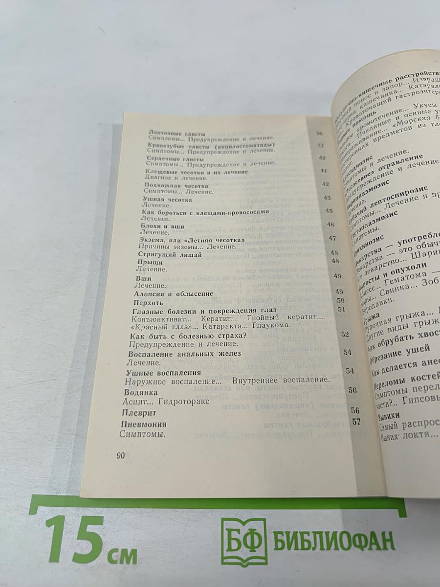 Ветеринарный справочник для владельцев собак