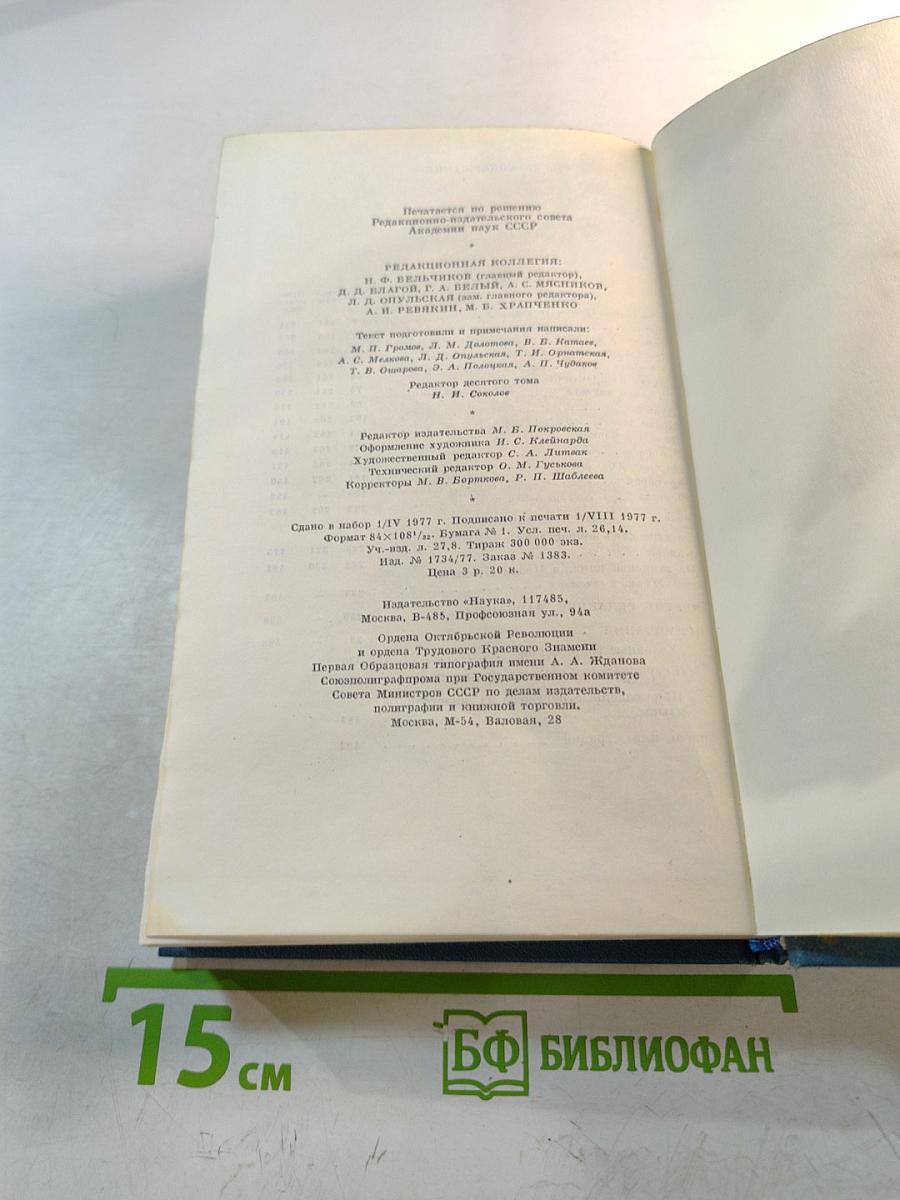 Полное собрание сочинений и писем. Сочинения. Том десятый. 1898-1903