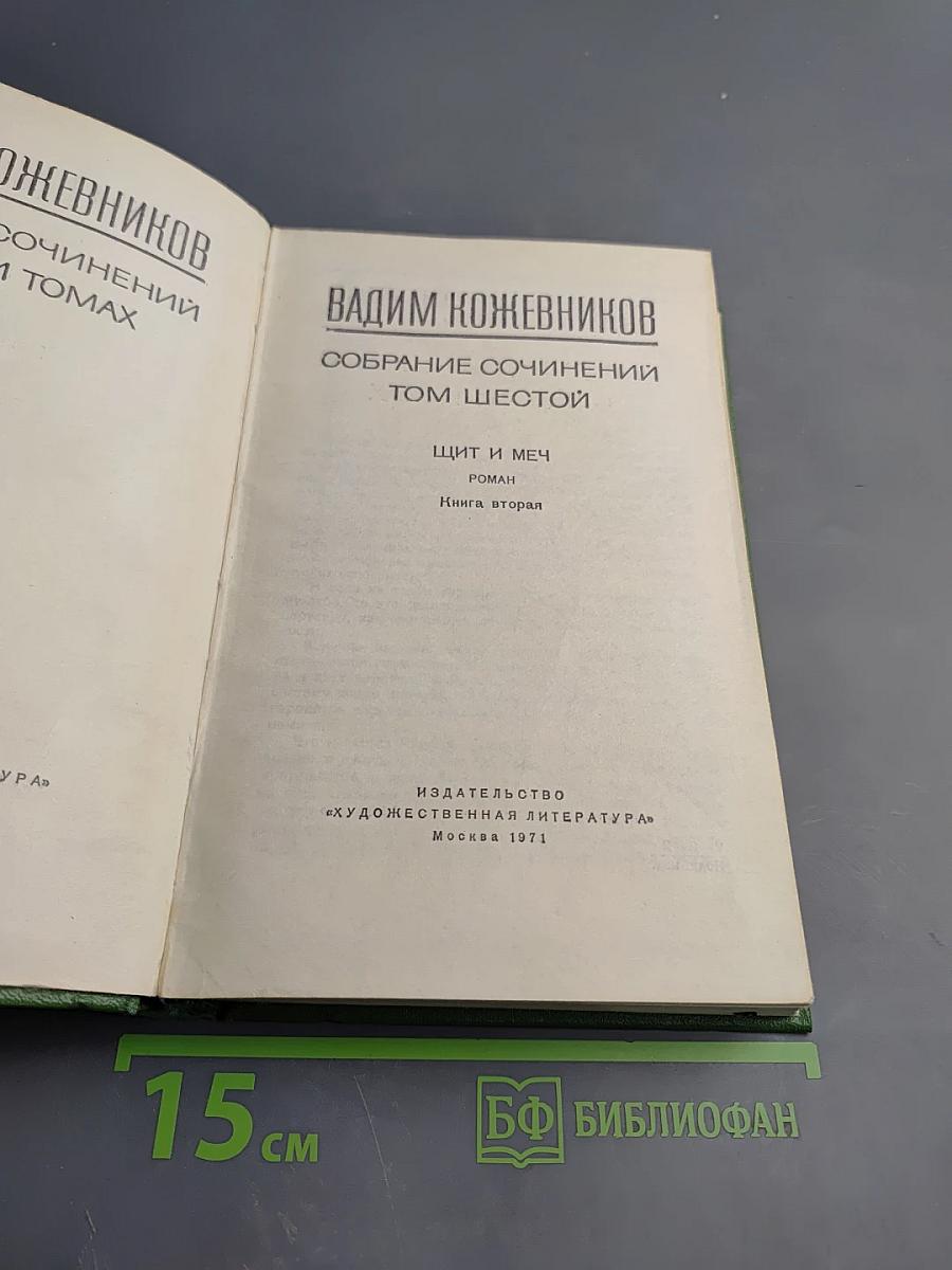 Щит и меч. Книга вторая. Том Шестой