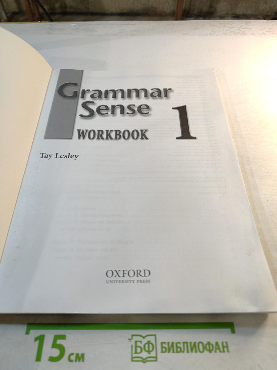 Grammar Sense 1 Workbook