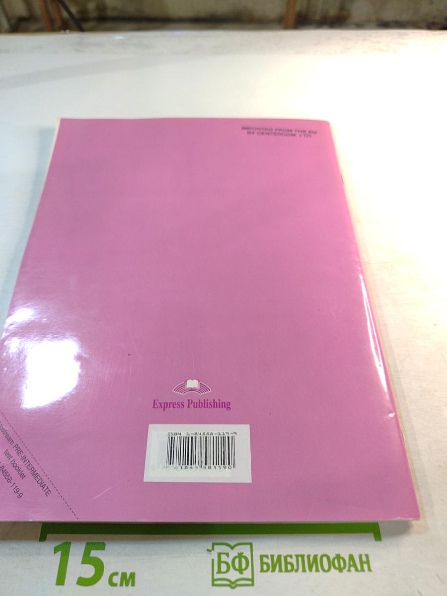 Upstream pre-intermediate test booklet