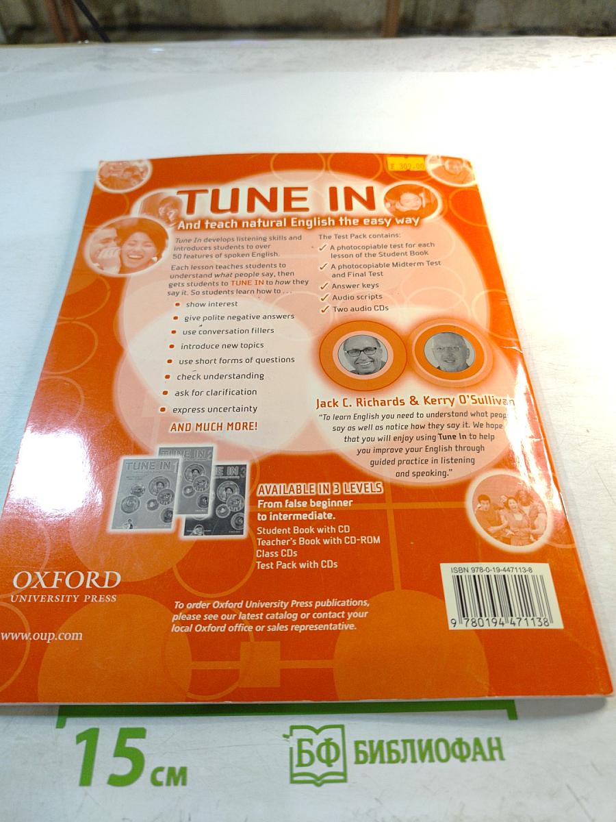 Tune In 2: Learning English Through Listening. Test Pack