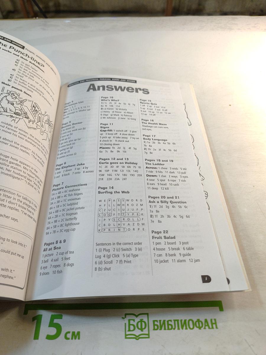 English Practice and Progress: Phrasal Verbs and Idioms