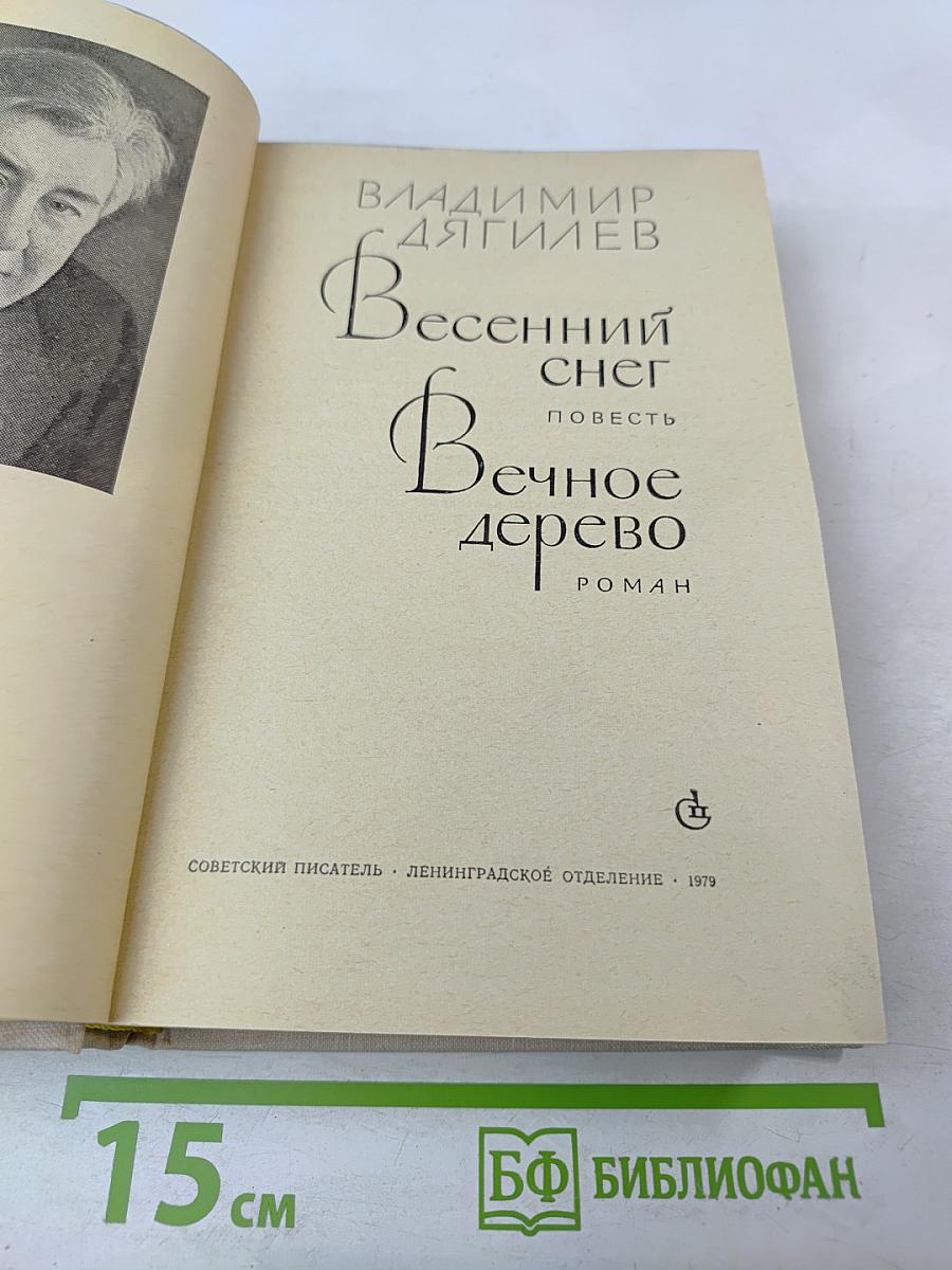 Весенний снег. Вечное дерево