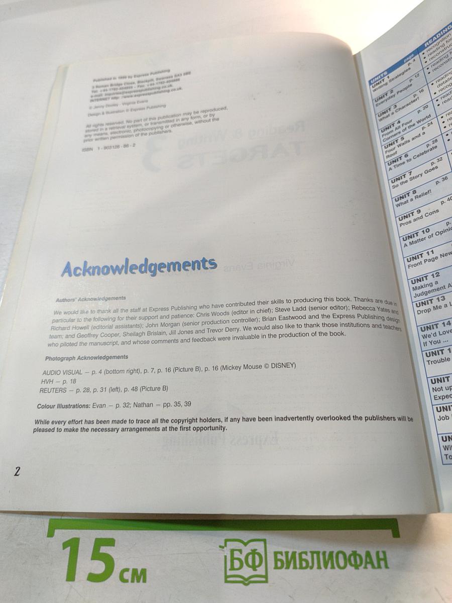 Reading & Writing Targets 3