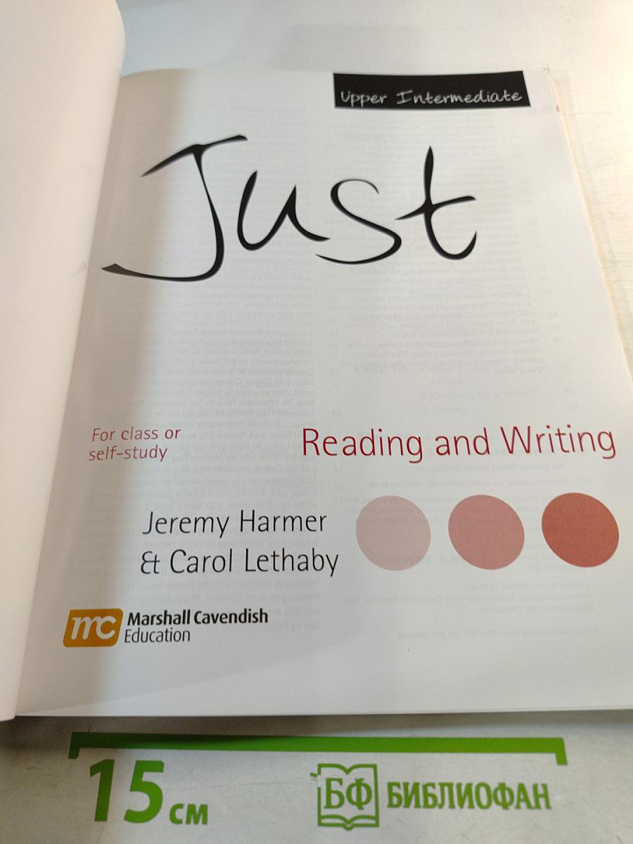 Just Reading and Writing Upper Intermediate