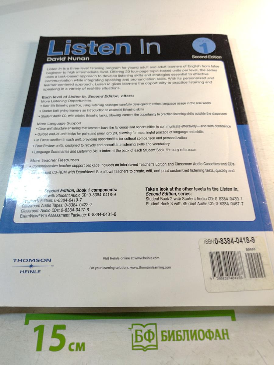 Listen In Book 1, Second Edition