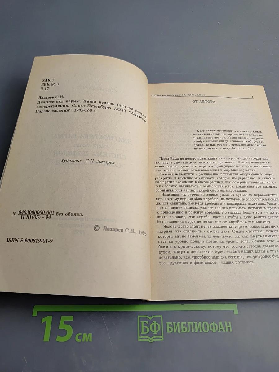 Диагностика кармы. Книга первая. Система полевой саморегуляции