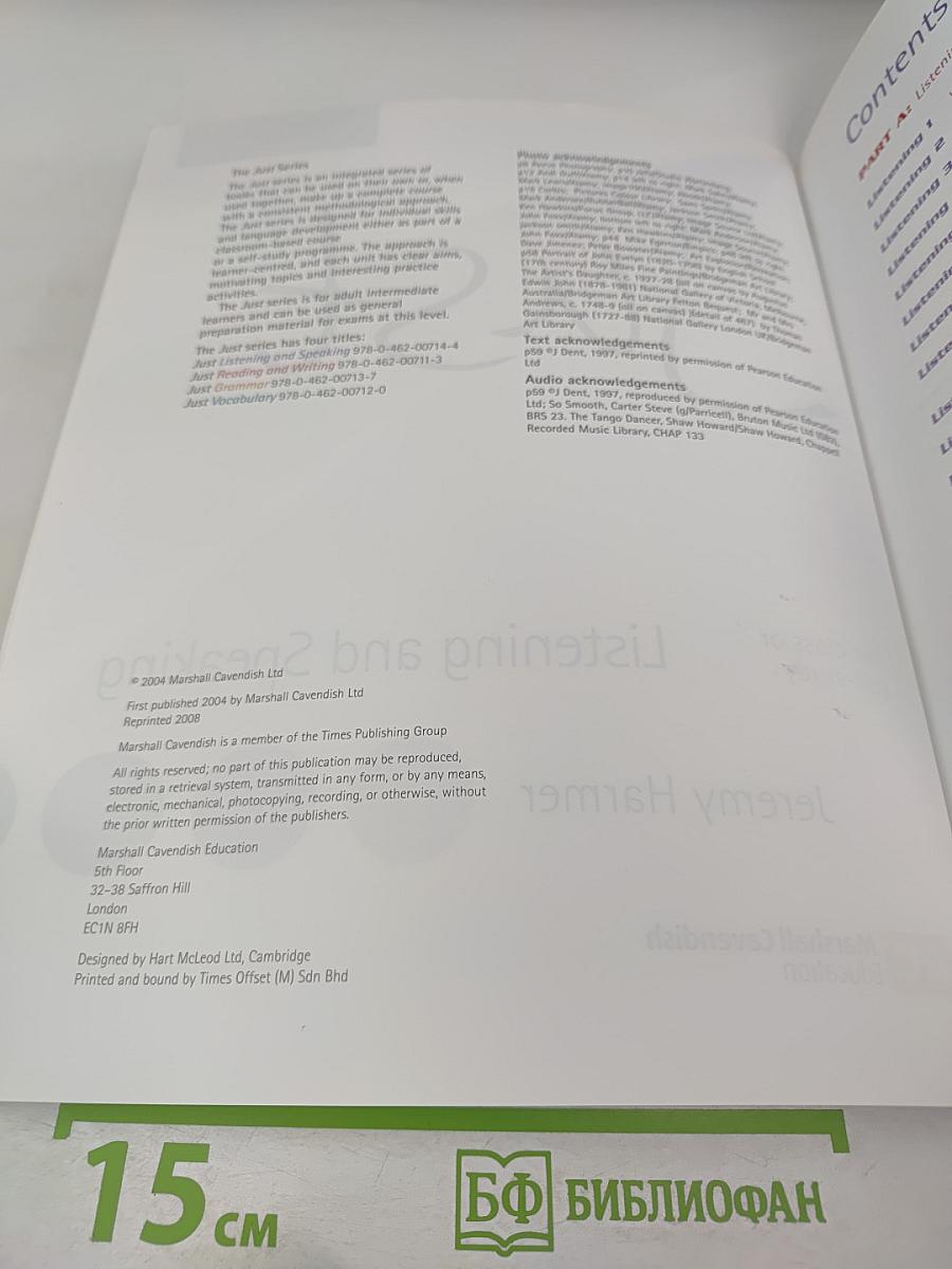 Just Listening and Speaking Intermediate