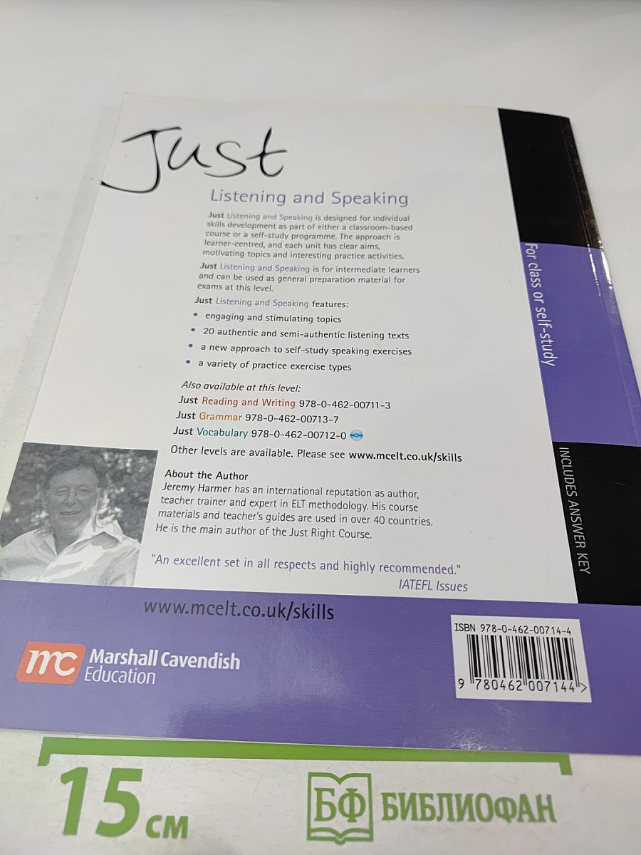 Just Listening and Speaking Intermediate