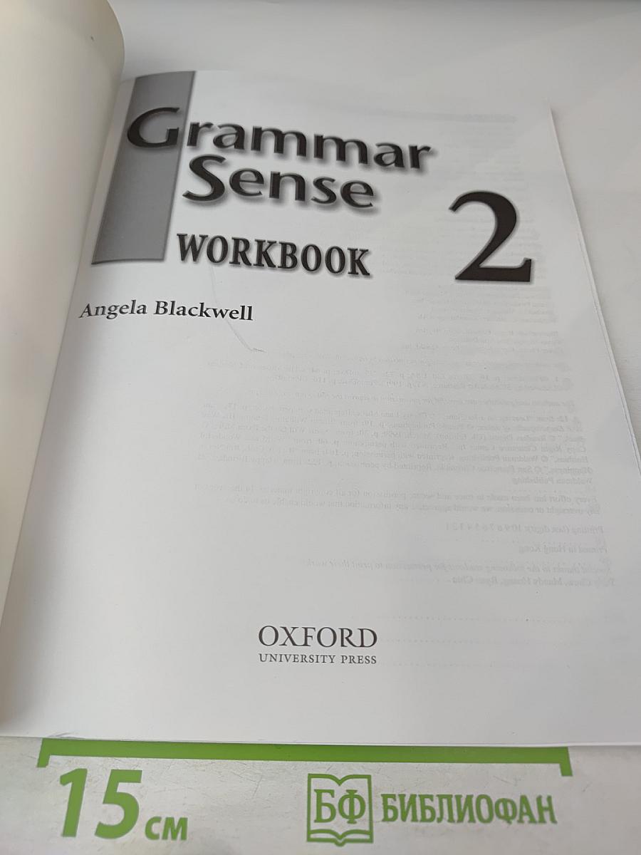 Grammar Sense Workbook 2
