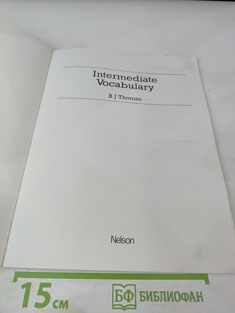 Intermediate Vocabulary