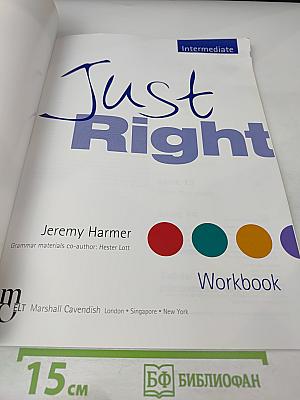 Just Right Intermediate Workbook with answer key
